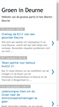 Mobile Screenshot of groendeurne.be